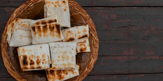 Piknikidé: Lavash-konvolutter med ost