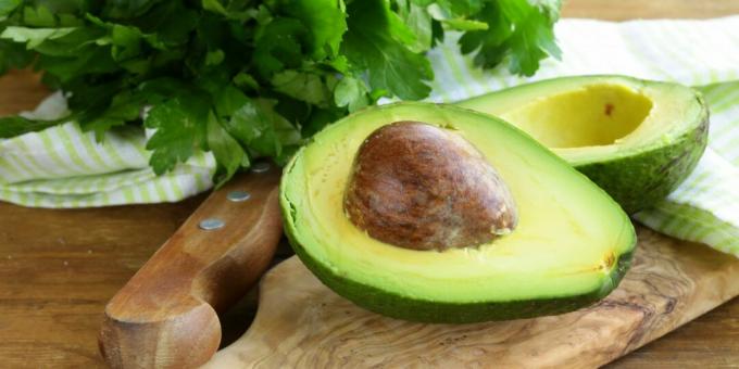 Hvilke matvarer inneholder magnesium: avokado