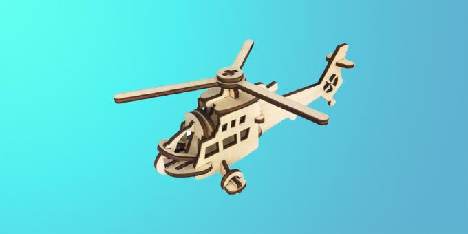 Prefabrikkerte helikoptermodell