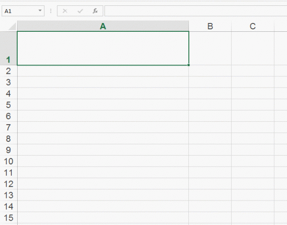 Tvungen overføring av tekst i en celle i Excel