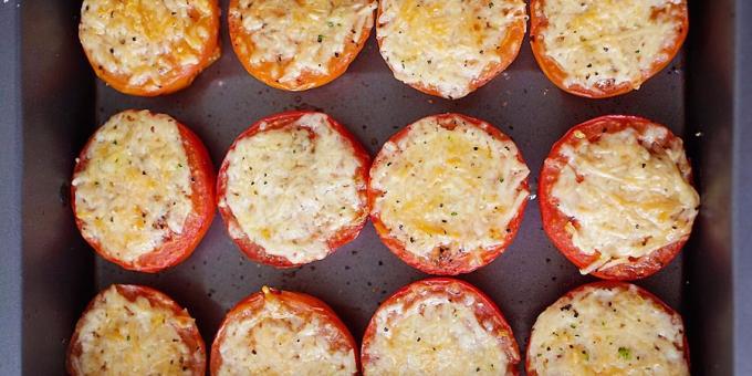 Bakte tomater med ost