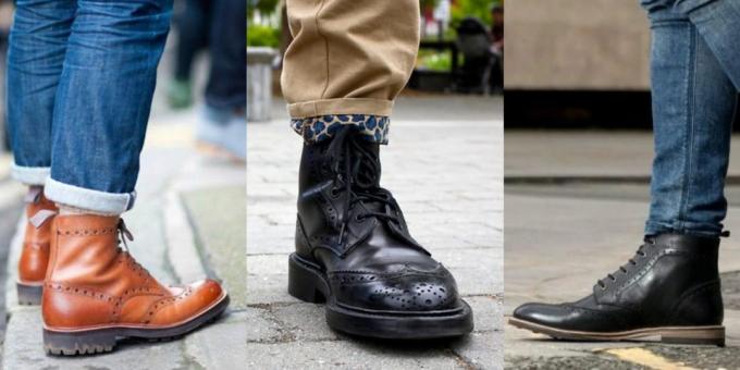 Fasjonable sko, brogues for høsten og vinteren 2019/2020