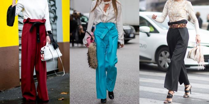 De mest fasjonable kvinners bukser: Bukser papirpose