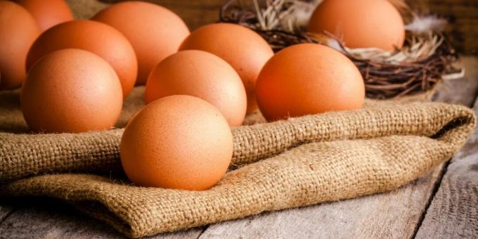 Hvordan redusere stress med ernæring: egg