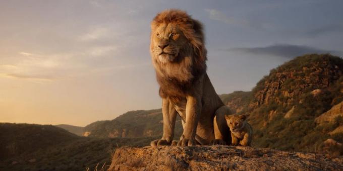 "The Lion King": Mufasa og Simba liten