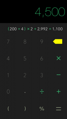 Calzy - smart og hendig kalkulator for iOS
