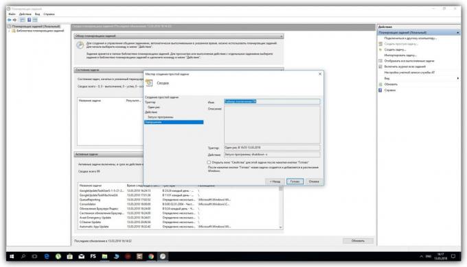 Hvordan du konfigurerer Windows nedleggelse timer ved hjelp av "Task Scheduler"