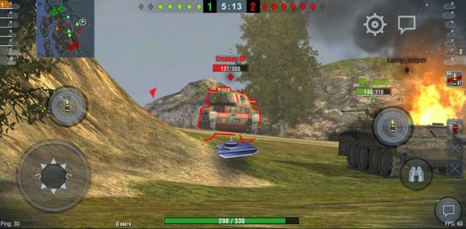 Ytelse når du spiller World of Tanks: Blitz