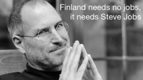 Finlands statsminister: "Steve Jobs stjal jobber fra våre innbyggere"