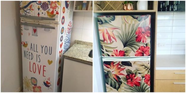 Kjøkkenet: dekorere kjøleskapet