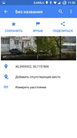 Google Maps: legg et nytt punkt