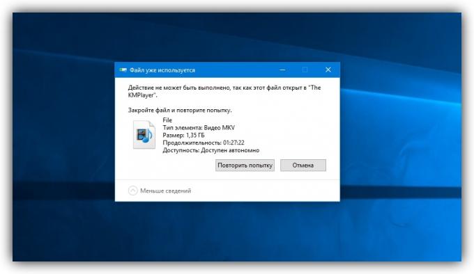 Hvordan du sletter en fil i Windows: Computer rapporterer at filen er åpnet i et annet program