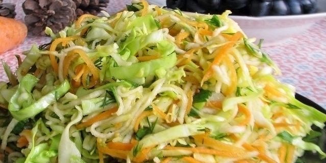 Retter fra en nepe: salat med neper, kål og gulrøtter