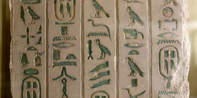 Myter om den antikke verden: egypterne skrev i hieroglyfer