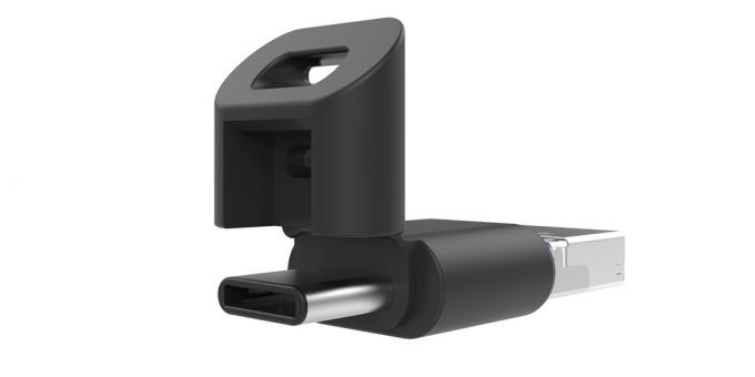 SP Mobile C50 - USB flash-stasjon med tre kontakter