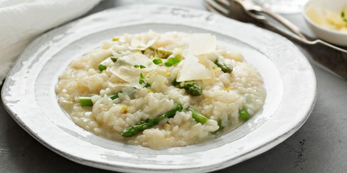 Risotto med asparges