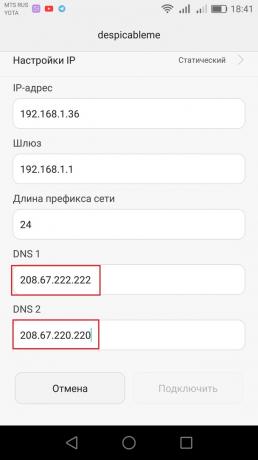 Hvordan sette opp DNS-server på Android