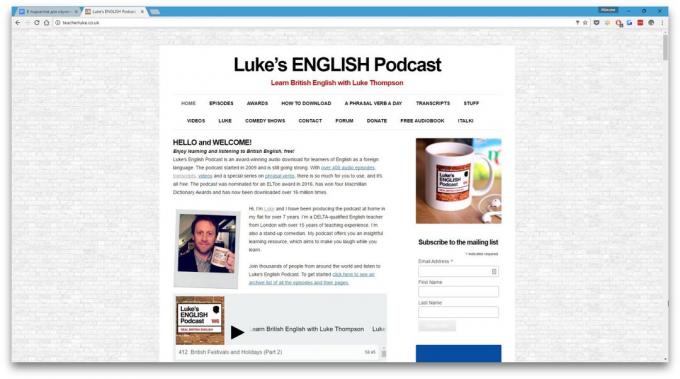 Podcaster å lære engelsk: Luke engelske Podcast