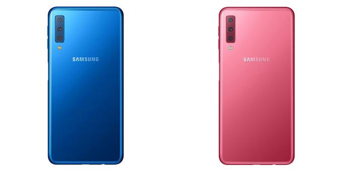 Samsung Galaxy A7: Farger