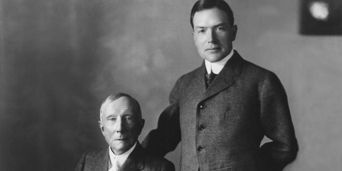 John D. Rockefeller og hans sønn John