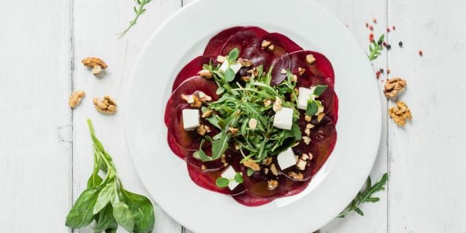 Rødbetcarpaccio