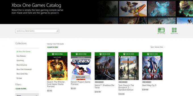 kjøpe spill: Xbox One spillkatalog