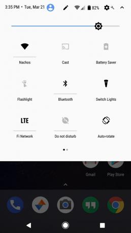 Android O: mørkt tema