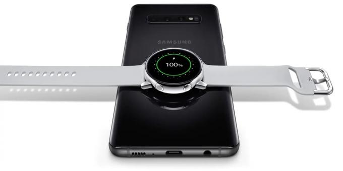 Galaxy Watch Aktiv: Smartwatch med trådløs lading støtte
