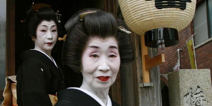 Ikke alle geisha var kjekke og unge