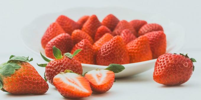 anvendbare frukt og bær: jordbær