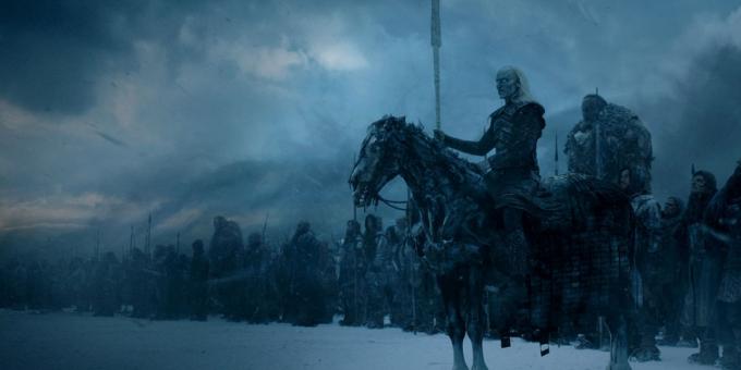 Den påståtte handlingen "Game of Thrones" i åttende sesongen: The King of the Night lagre hæren døde