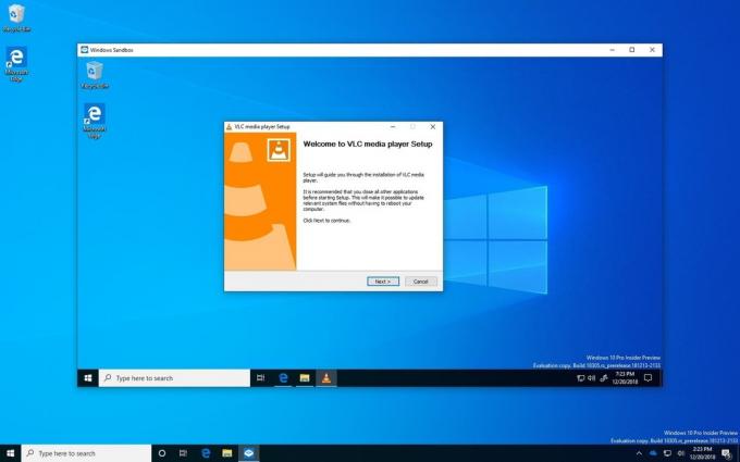 Spring oppdatere versjonen av Windows 10: Windows Sandbox