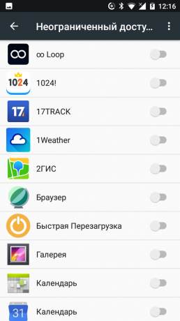 Android Nougat: data sparemodus