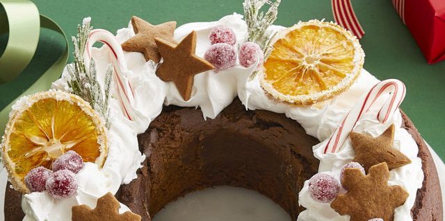 Julemat: Cupcake "Snowy Wreath"