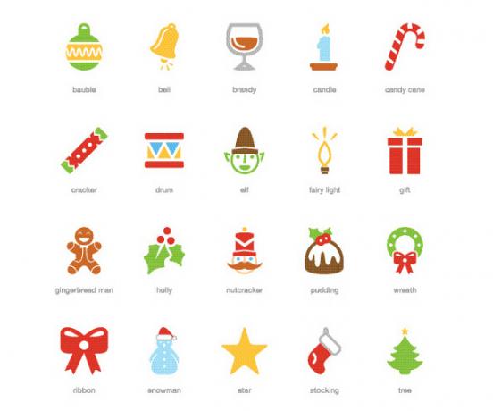 Freebie: Festlig julen ikonet pakke (20 Eps ikoner) av The Smashing Redaksjons