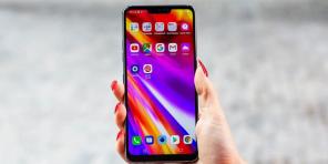 LG avduket en smarttelefon G7 ThinQ. Og også han ligner på iPhone X