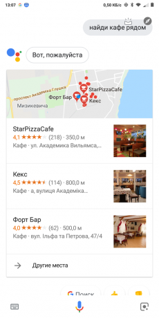 Google nå: Søk Café