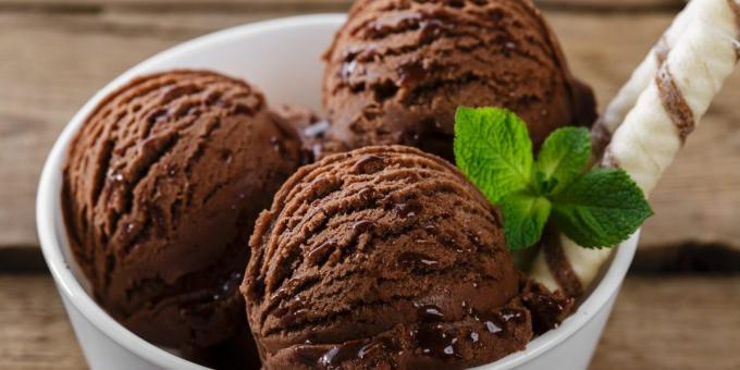 sjokolade iskrem fra Jamie Oliver