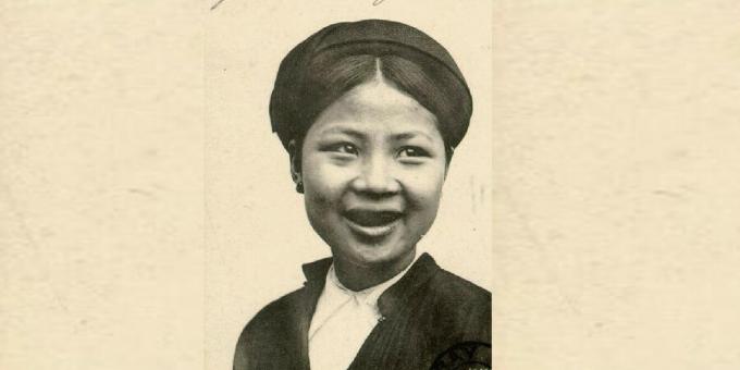 Historien om kosmetikk: En vietnamesisk kvinne med sorte tenner, 1908.