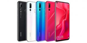 Huawei Nova 4 fikk en skjerm med et hull for verdens minste kamera selfie