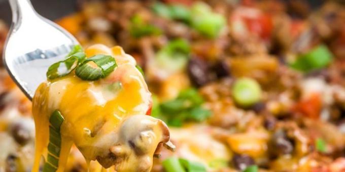 Hvordan lage en middag i all hast: Ostepanne tacos