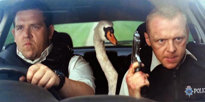 Edgar Wright og hans filmer: historien med letingen etter en rømt svane er basert på historiene til virkelige politi