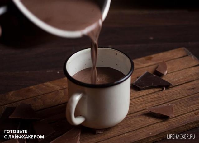 Oppskrift: Perfect varm sjokolade - krus utslipp