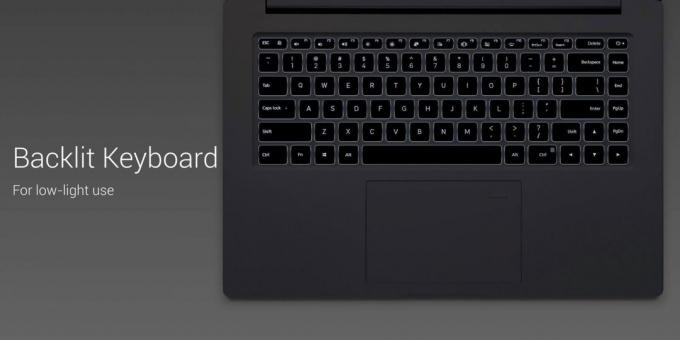 Xiaomi Mi Notebook Pro: Tastatur