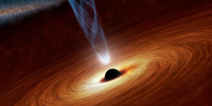 Hva skjer hvis du faller ned i et svart hull: stråling vil drepe en person