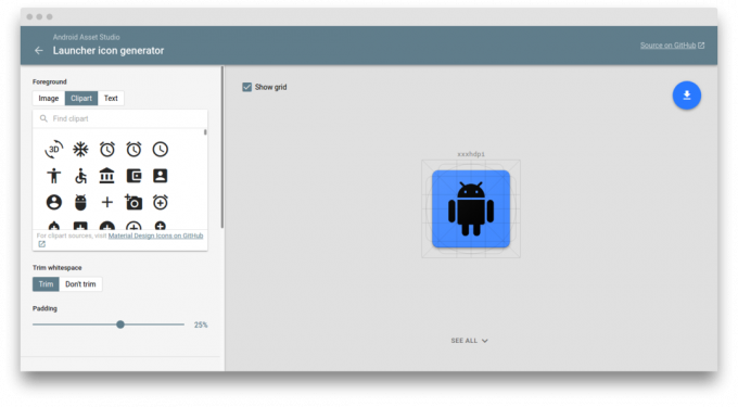 Android Asset Studio: etablering av ikoner