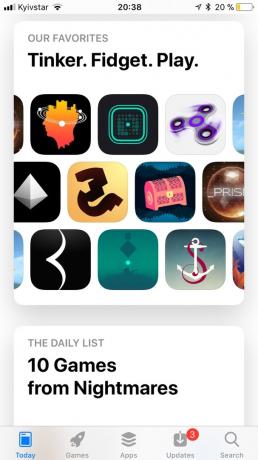 App Store i iOS 11: samlinger