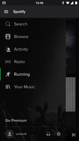 Spotify kjører Spotify Running