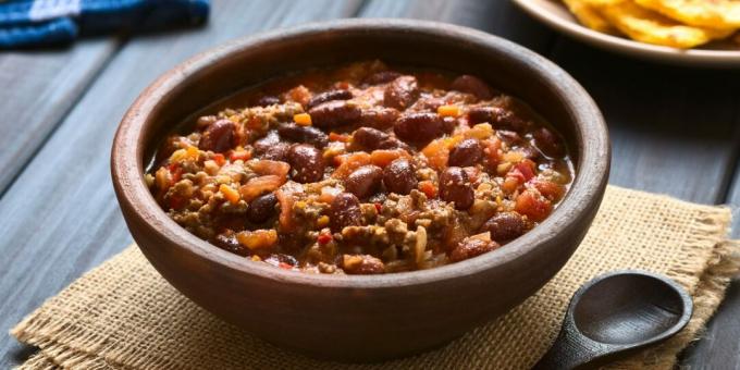 Chili con carne med kalkun