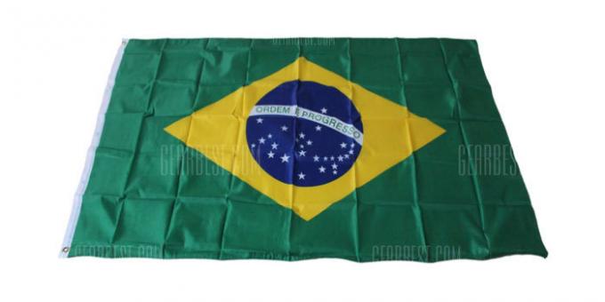 Sport attributter: Brasil flagg